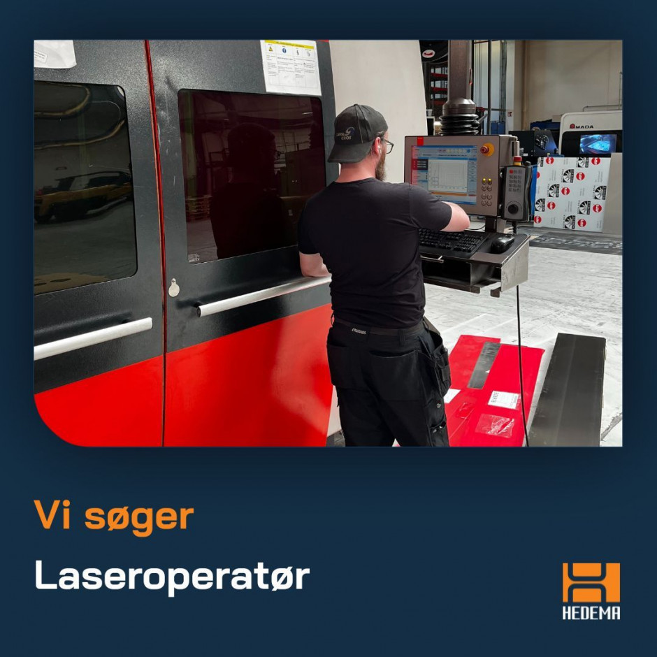 Vi søger en laseroperatør 